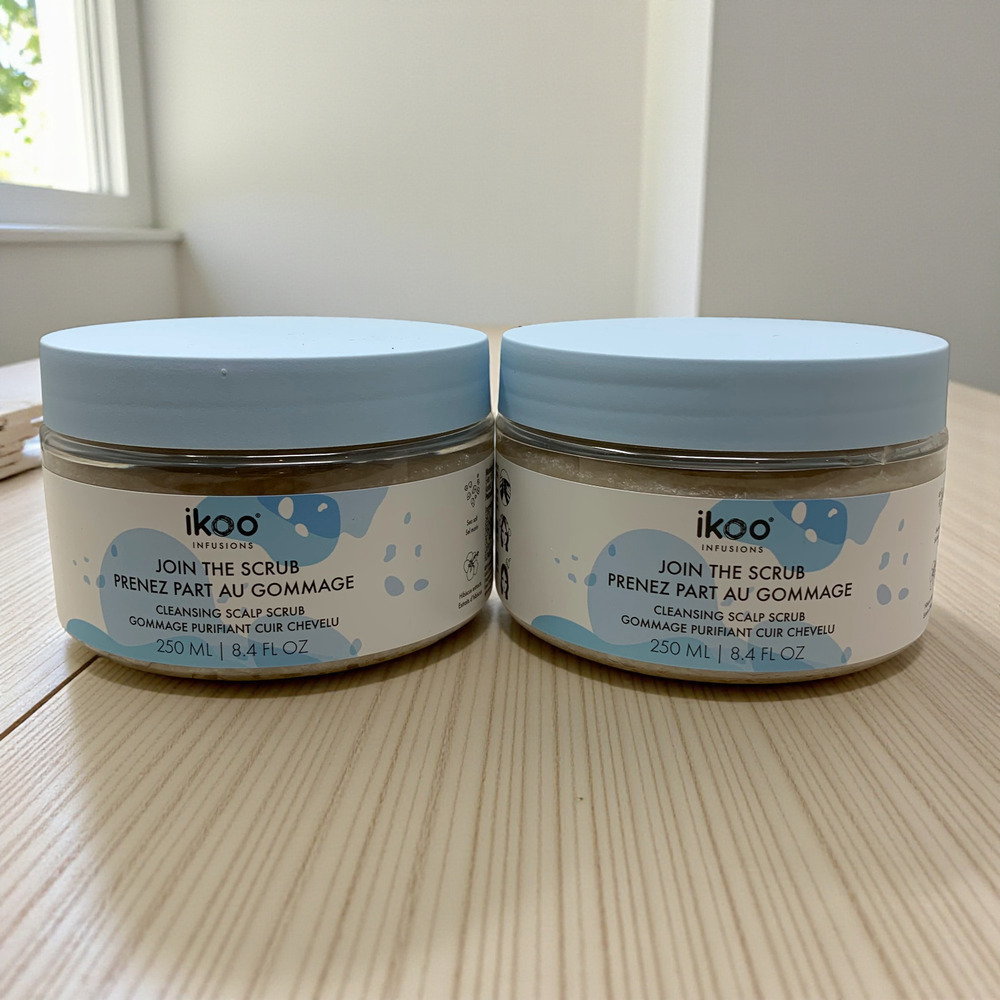 NEW Lot 2 x ikoo Infusions Join the Scrub Cleansing Scalp Scrubs 8.4 oz ea